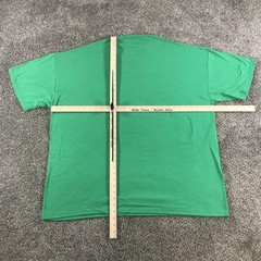 Vintage Russell Athletic Shirt Mens 3XL Green NuBlend Short Sleeve Tee Blank