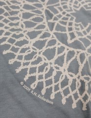 New Vintage 2001 Discovery Channel Store Mandala India Gray T-Shirt Size L