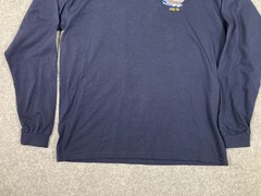 Gildan USS Ronald Reagan T-Shirt Mens XL Blue Cotton Logo Vintage NWT NOS