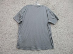 Adidas Shirt Extra Large Adult Gray Athletic Stretch Logo Modern Fit Gym Mens XL