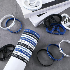 50 Pcs for I Know the Plans I Have for You Wristbands Bulk 10 Styles Christian J
