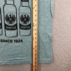 imperial la cerveza de costa rica t shirt mens m slate gray beer pub bar