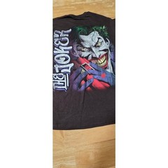 CVLA DC Comics The Joker Graphic Tee Mens M Dark Brown Jumbo Back Print New