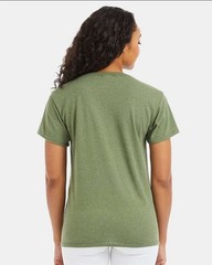 Hanes 5170 5XL EcoSmart Crewneck Short Sleeve Tee Pit to Pit 31″ Heather Green