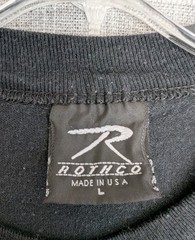 Vintage Marines Shirt Mens Medium Black Pain is Weakness Leaving The Body Rothco