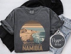 Vintage Skeleton Coast Shirt Travel Gift Namibia Trip Lover Tee