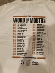 Vtg Word Of Mouth Tour (Jurassic 5, Dilated Peoples & Beat Junkies) T-Shirt XL