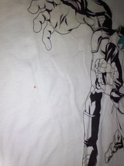 DragonBall Animation T-Shirt With Two Stains As Shown In The Pictures Above