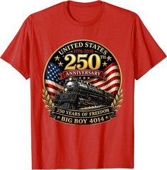 Big Boy 4014 Vintage 250 Steam Locomotive Railroad Train T-Shirt