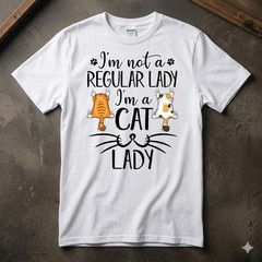 Funny Crazy Cat Lady Cute Pet Lover Gift Tee Graphic Unisex T-shirt