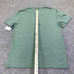 Lucky Brand Shirt Mens Medium Green Venice Burnout Tee Tagless Crewneck Jersey