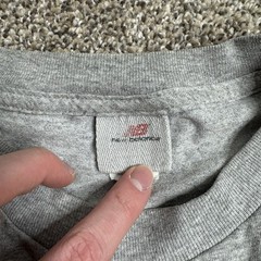 Vintage 90s New Balance Center Logo Gray XX-Large Long-Sleeve T-Shirt Skater
