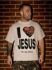 NEW I Heart Jesus T-shirt by New Lyfe Clothing Size Large NWT 100% Combed Cotton