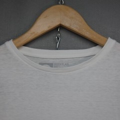Cedarwood State T Shirt White Casual 100% Cotton Essential Minimalist Size S