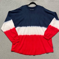 Carnival Miracle Spirit Jersey Adult XXL Red White Blue Long Sleeve Oversized