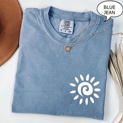 Comfort Colors Sun T-Shirt, Summer Shirt, Women Summer Shirt, Beach Shirt, Gift