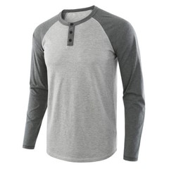 Zonbailon men’s t-shirt quick dry breathable bottomed shirt long sleeve