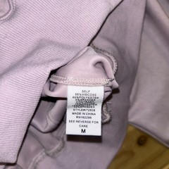 NEW Bucket List Hoodie Womens Medium Lavender Purple Pleated Hooded Sweatshirt