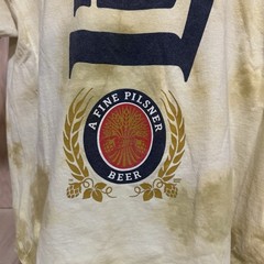 Miller Lite High Life Beer Dyed Sports College Hipster Indie Can T-Shirt sz XXL