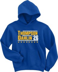 Tage Thompson Rasmus Dahlin Sabres Hoodie Hooded Sweatshirt T-Shirt Youth Medium