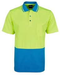 Jb’s wear Hi Vis Traditional Work Safety Polo with Quick drying fabric UPF 50+