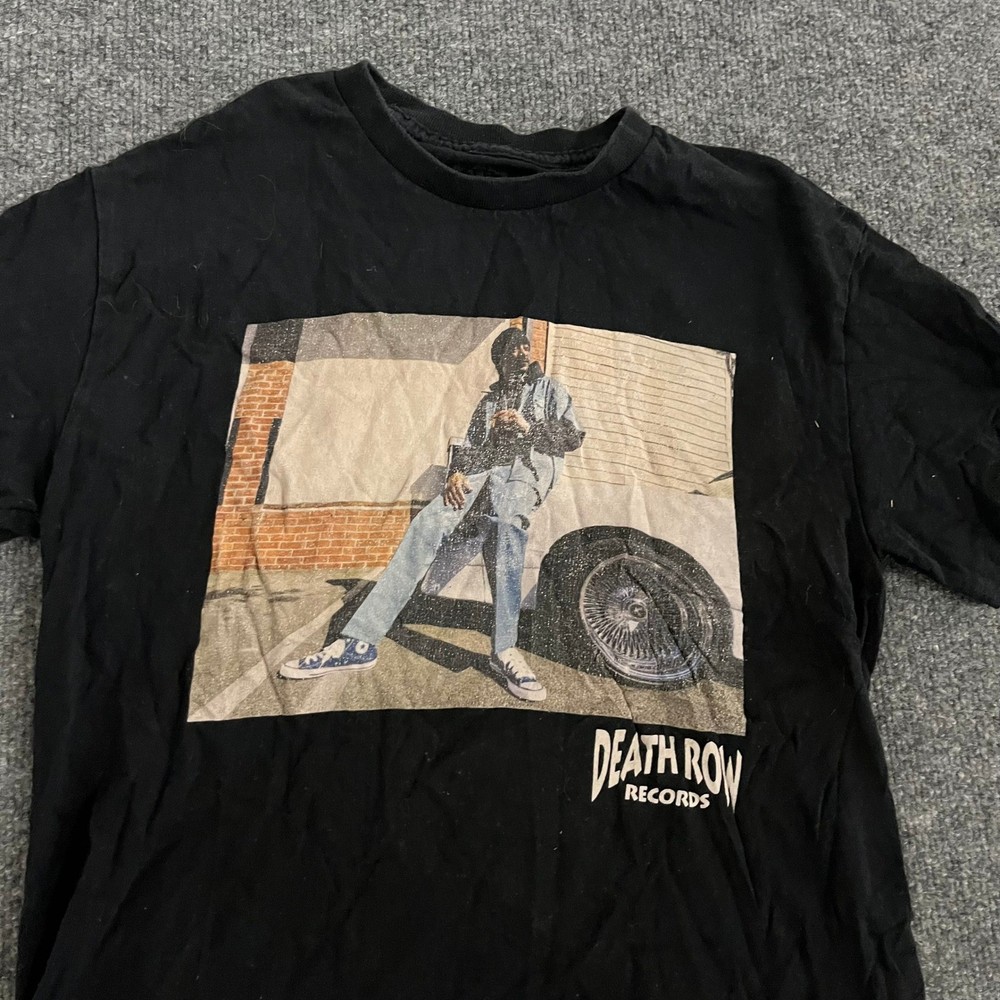 Death Row Records T-Shirt Mens Size Small Graphic Hip Hop Rap Tee Short Sleeve