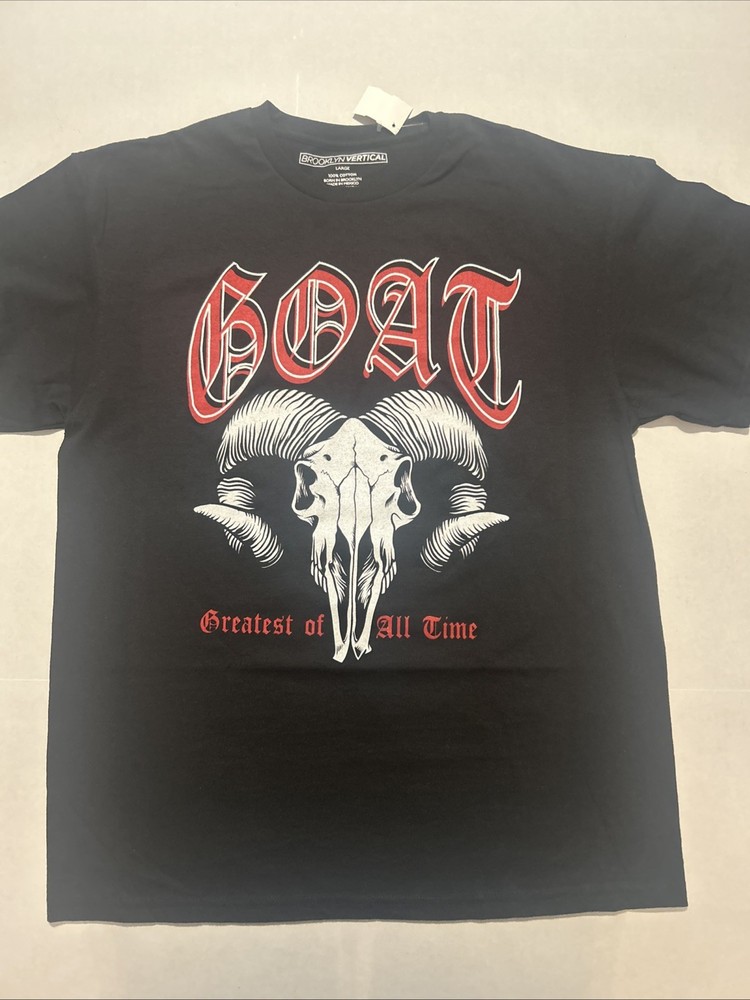 NWT BROOKLYN VERTICAL-Men’s T-Shirt Size Large – “Greatest Of All Time Black