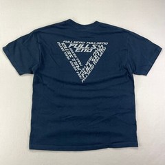 FULL SEND Nelk Boys T-Shirt Mens XL Dark Navy Triangle Graphic Spell-Out Tee