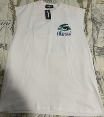 Outrank Brand- Sleeveless White Tee “(2025 Jordan 5 GRAPE” ) Mens Sz 2XL New!