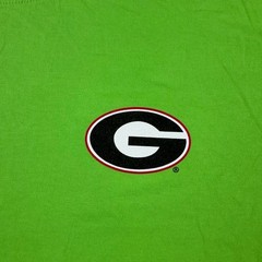 ’47 Brand Georgia Bulldogs T-Shirt Men’s Large Green Open After The Game Graphic