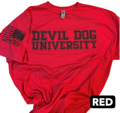Marines Devil Dog University T-shirt , Marine Corps USMC DD-214 112 v3