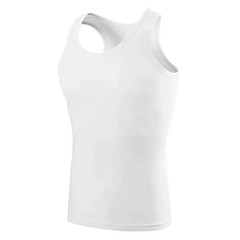 Men’s Sleeveless T-Shirt Cotton Muscle Tank Top Solid Blank Workout Summer Gym