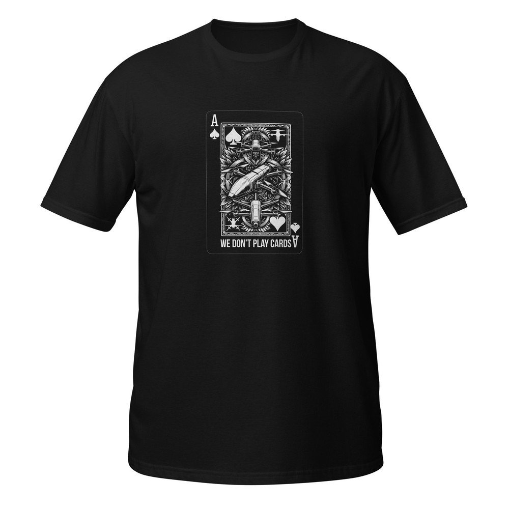 Ukraine Spirit T-Shirt | Unbeatable Playing Card | Patriotic Ace Design