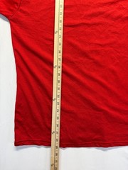MTJHE Mesh Shirt Mens Large Cherry Red Mock Neck Ribbed Cuff & Neck Casual Wear