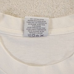 VTG Amsterdam Holland Puff Print T-shirt Men’s M Off White Single Stitch 90sMINT