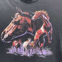 Vintage Sutton’s Horse Tee Mens Large Ranch Western Cowboy 90’s Sportswear Retro