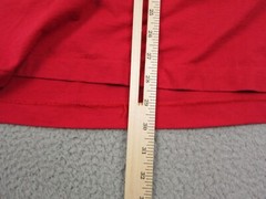 Vintage BVD Shirt Adult Extra Large XL Red Blank Casual Made in USA Mens