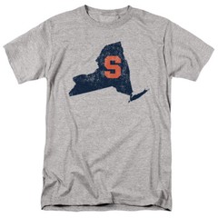 Syracuse University Adult T-Shirt Official, Heather Grey S-5XL
