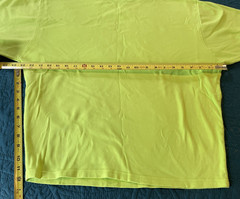 VINTAGE 90’S LIME GREEN SHIRT, HIGH NECK, SAN FRANCSICO CITY STREETS L