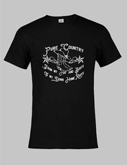 “PURE COUNTRY” Tee Unisex OR Ladies Fits Available & 4 Color Choices!