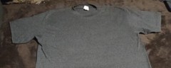 Shaka Active Men’s Size XL Solid Gray Crew Neck T-shirt