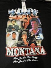 Scarface™ Who To Trust Tee Reason Clothing Mens T-Shirt SZ XXXL Tony Montana Rap