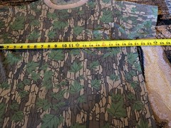 ACE SPORTSWEAR Camo vintage t shirt LARGE Camoflauge Leaf Treebark single stitch