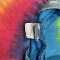Colortone Tie-Dye Shirt Mens XL “199X” White Paint Style Graphic Large Brush “X”