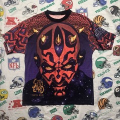 Vintage Star Wars Darth Maul All Over Print Lee Sport Mens Large