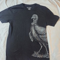 Wild Turkey Bourbon Whiskey Advertising T-Shirt Men’s Size M Black EUC
