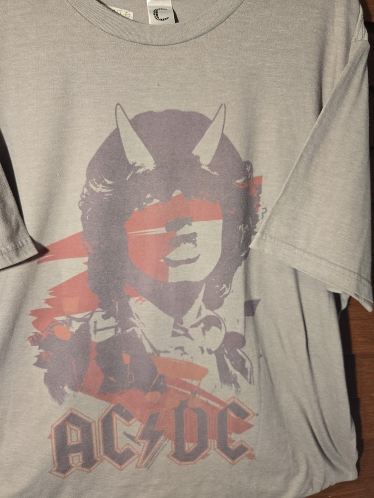 Vintage AC/DC Highway to Hell Angus Young Graphic T-Shirt Sz 2XL
