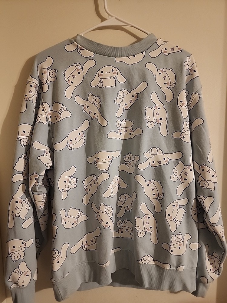 Sanrio Cinnamoroll Pattern Hello kitty L Cyan shirt