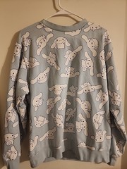 Sanrio Cinnamoroll Pattern Hello kitty L Cyan shirt