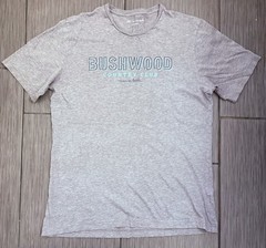 Travis Mathew Bushwood Country Club Graphic T-shirt Size Medium Gray Cotton